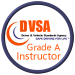 DVSA grade A driving instructor